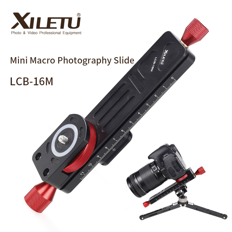 Camera Slider Rail - XILETU LCB-16M Mini Macro fotografía carril