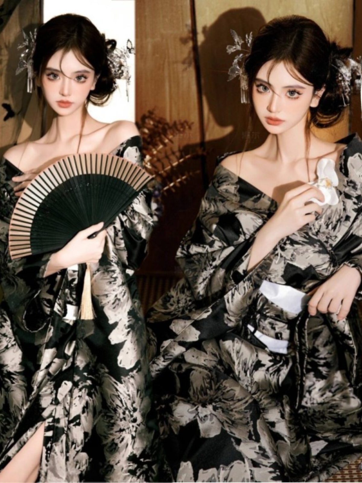 Photography Young - Nuevo Estilo Kimono Bata de Baño