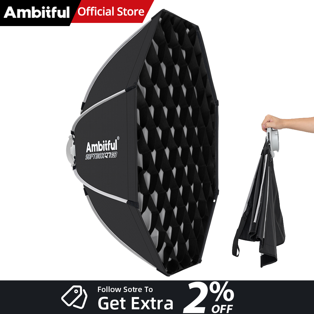 Beauty Dish Softbox - AMBITFUL Q7II 55/65/90cm Softbox Octagonal con