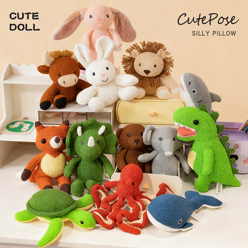 Photography Zoo - Muñeco Animal tejido hecho a mano