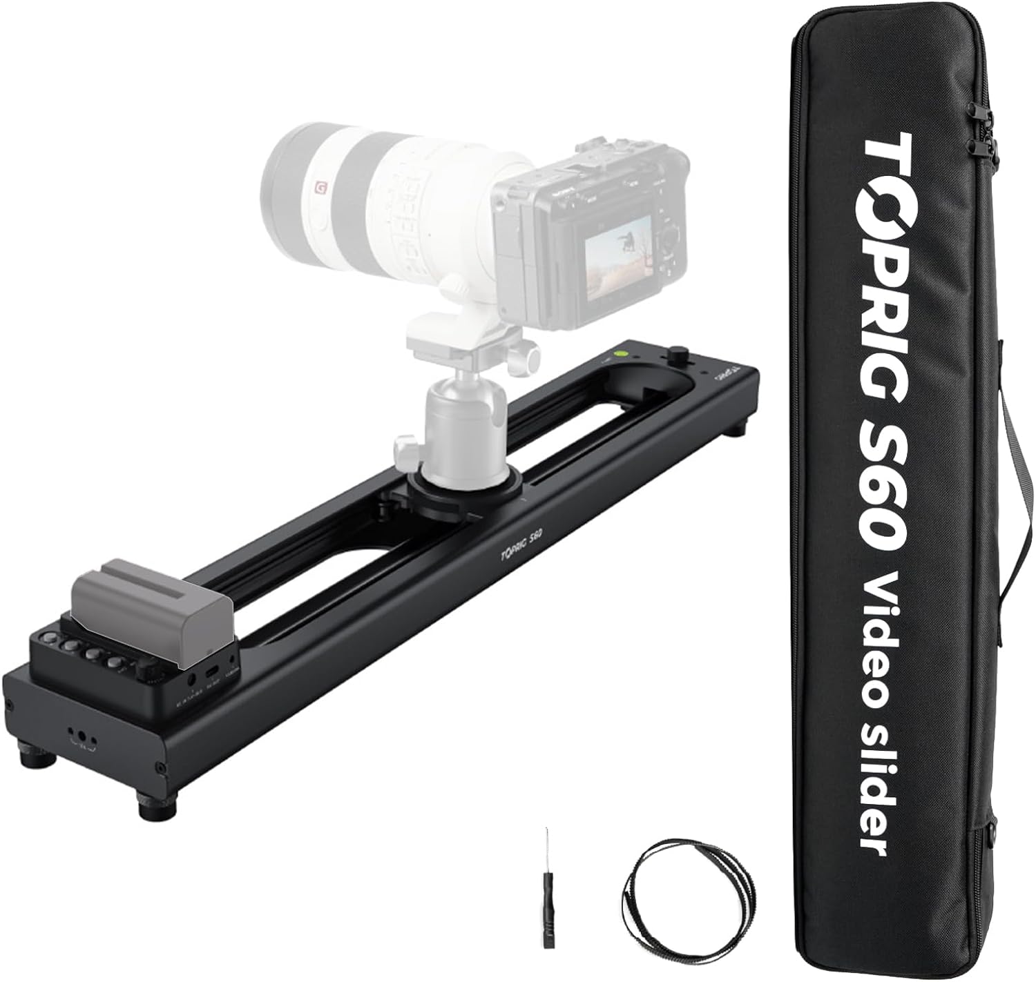 Camera Slider Rail - Accsoon Toprig S40 deslizador motorizado Control
