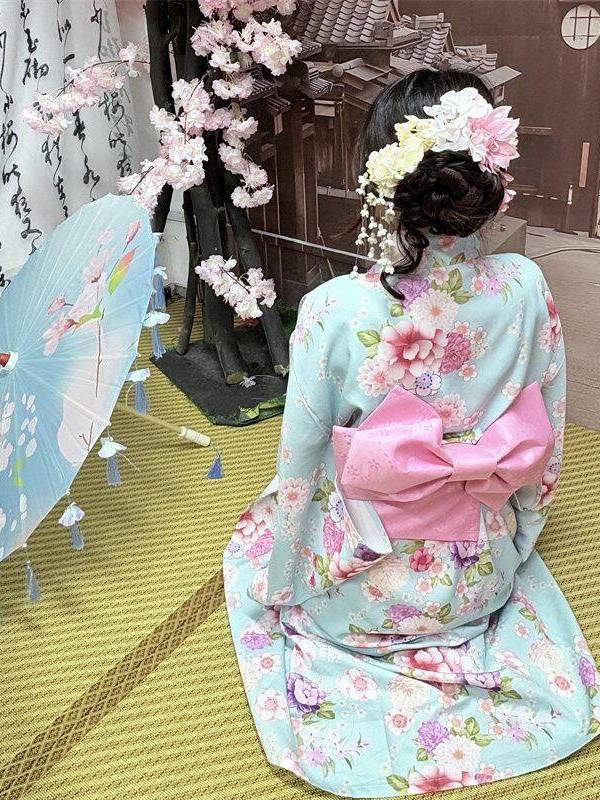 Photography Young - Vestido de Fotografía Estilo Kimono Japonés