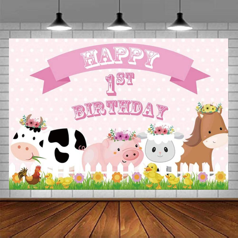 Fondo de feliz 1er cumpleaños  - Photography Zoo reseña y precio