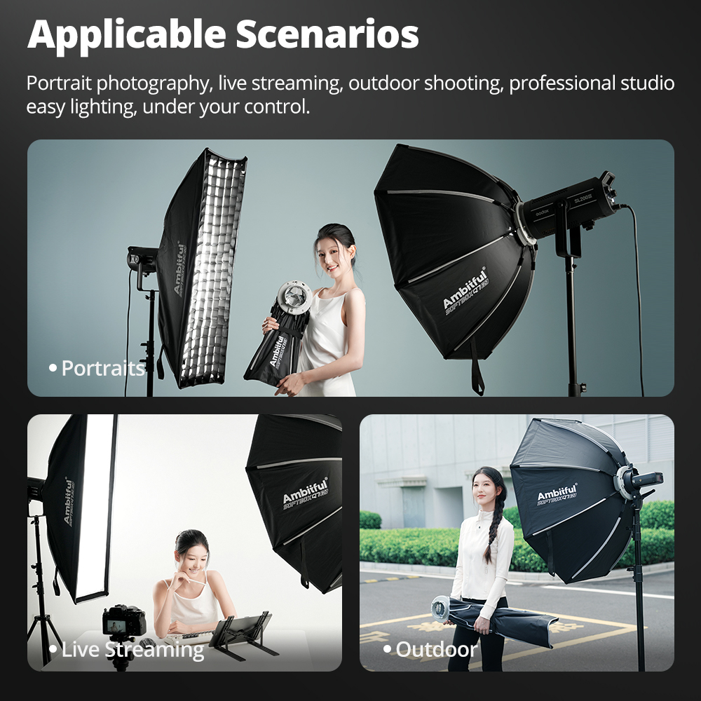 Softbox de liberación rápida A - Beauty Dish Softbox reseña y precio