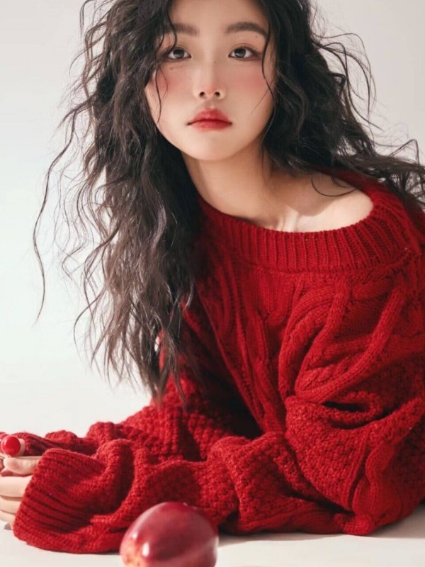 Suéter Rojo para Mujer, Estilo - Photography Young reseña y precio