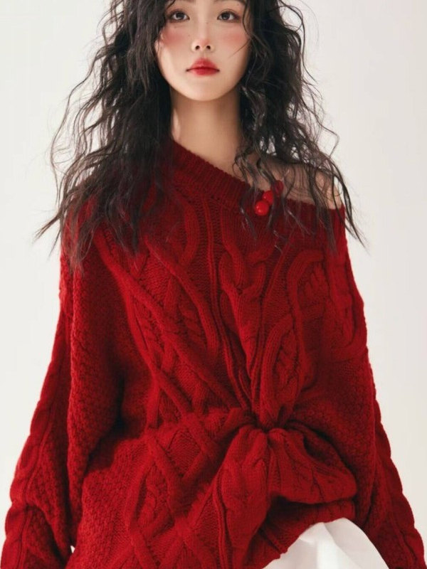 Suéter Rojo para Mujer, Estilo - Photography Young reseña y precio
