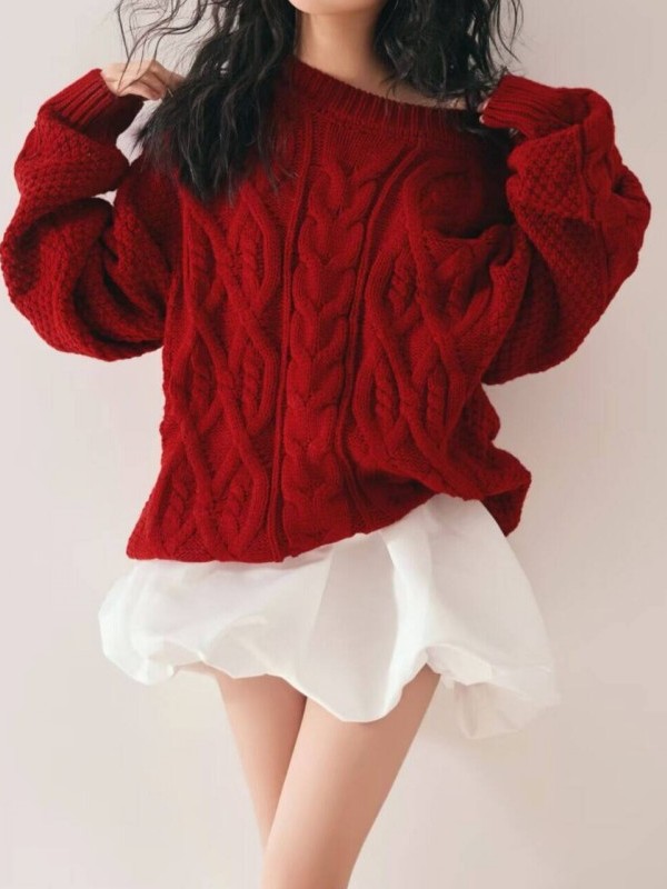 Suéter Rojo para Mujer, Estilo - Photography Young reseña y precio
