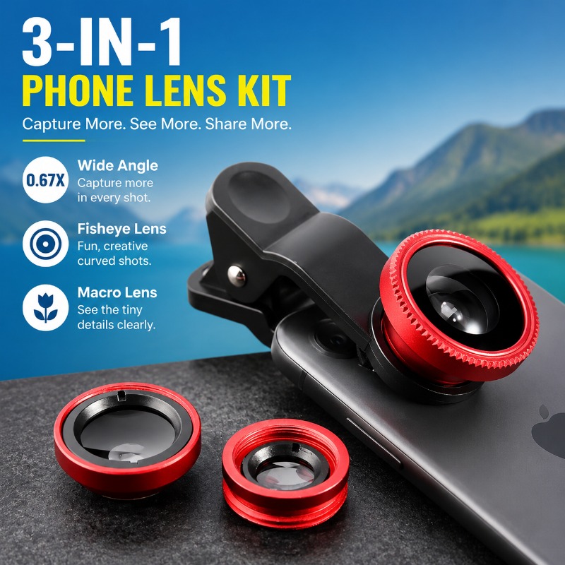 Kit de Lentes Externas para Te - Photography High Angle reseña y precio