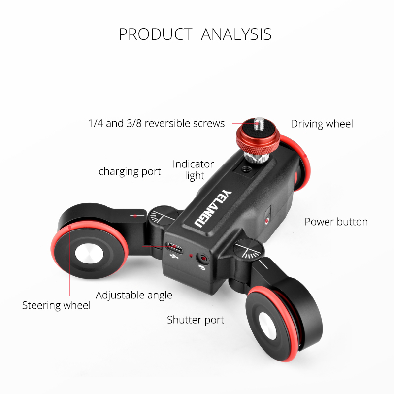 YELANGU L5 deslizador de cámar - Camera Slider Rail reseña y precio