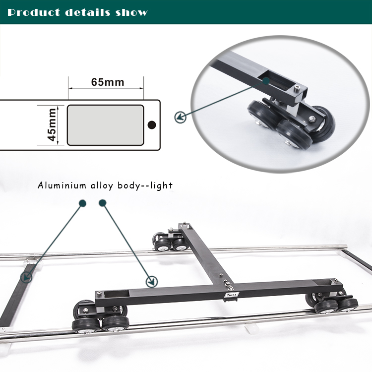 Twzz-Pista de plataforma rodan - Camera Slider Rail reseña y precio